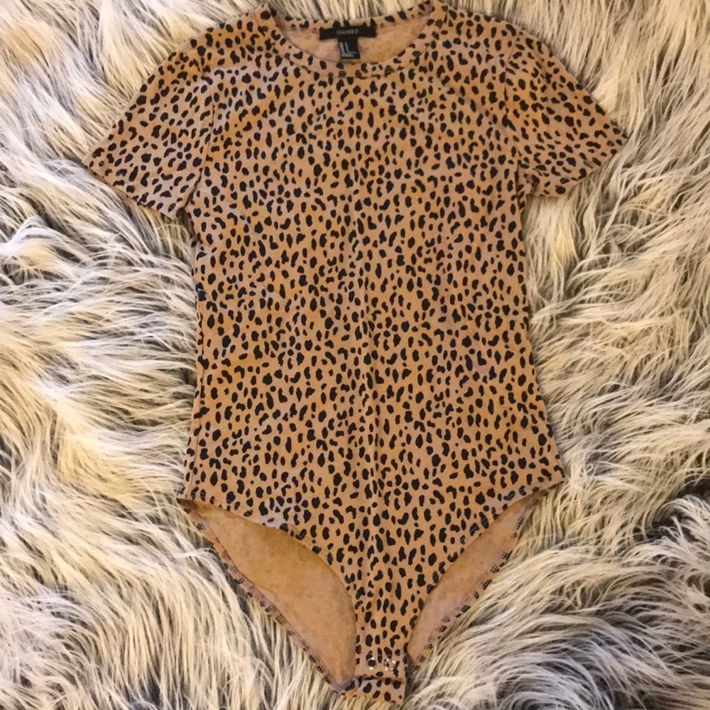 Leopard body suit